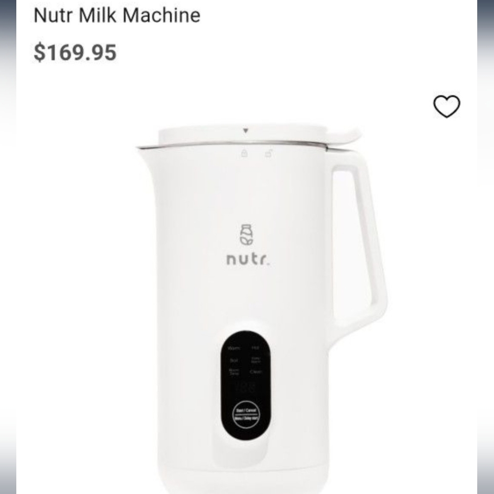 Nutr Plant-Based Milk Maker in White